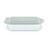 Pyrex Pyrex® Deep 7 x 11" Rectangle Glass Baking Dish with Sage Green Lid