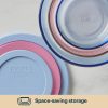 Pyrex Pyrex® Simply Store® Tinted Glass Round Storage Containers, 10-pc Set, Mixed Colors