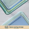 Pyrex Pyrex® Simply Store® Tinted Glass 3-cup Rectangle Storage Containers, 4-pc Set, Mixed Colors