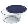 Pyrex Pyrex® Simply Store® 7-cup Glass Food Storage Container with Blue Lid