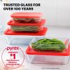 Pyrex Pyrex® Simply Store® 3-Cup Rectangle Glass Storage with Plastic Lid