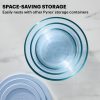 Pyrex Pyrex® Simply Store® Tinted 12-piece Storage Set with Plastic Lids, Green and Blue