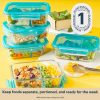 Pyrex Pyrex® MealBox 10-Piece Divided Storage Set, 4 Cup