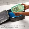 Pyrex Snapware® MealBox™ 4-cup Divided Glass Storage Container with Lid