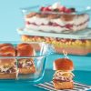 Pyrex Pyrex® Deep 8" Square Glass Baking Dish with Sage Green Lid