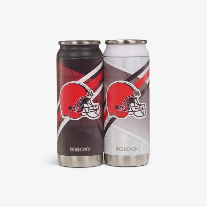 Igloo Cleveland Browns Home & Away 16 Oz Can 2-Pack